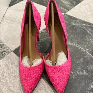 Hot Pink D'orsay Pumps